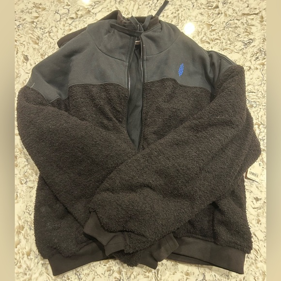 NEW Free People Cuddle Up Zip Up Hoodie - Picture 3 of 6